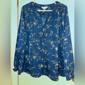 Christopher & Banks Floral Blouse